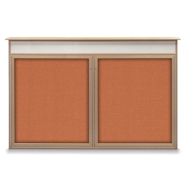 Open Faced Traditional Corkboard, 96x48"